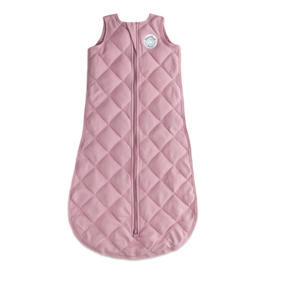 Dreamland Baby Pink Mauve Quilted Sleeveless Baby Sleep Sack 0-6 months